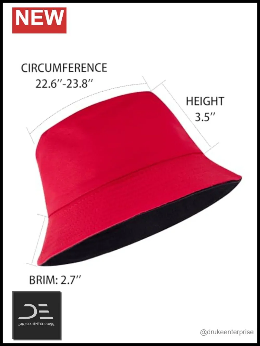 Reversible Bucket Hat Summer Beach UV Protection Outdoor Cap